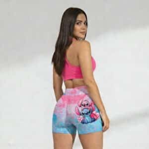 Short Stitch- Top esqueleto rosa