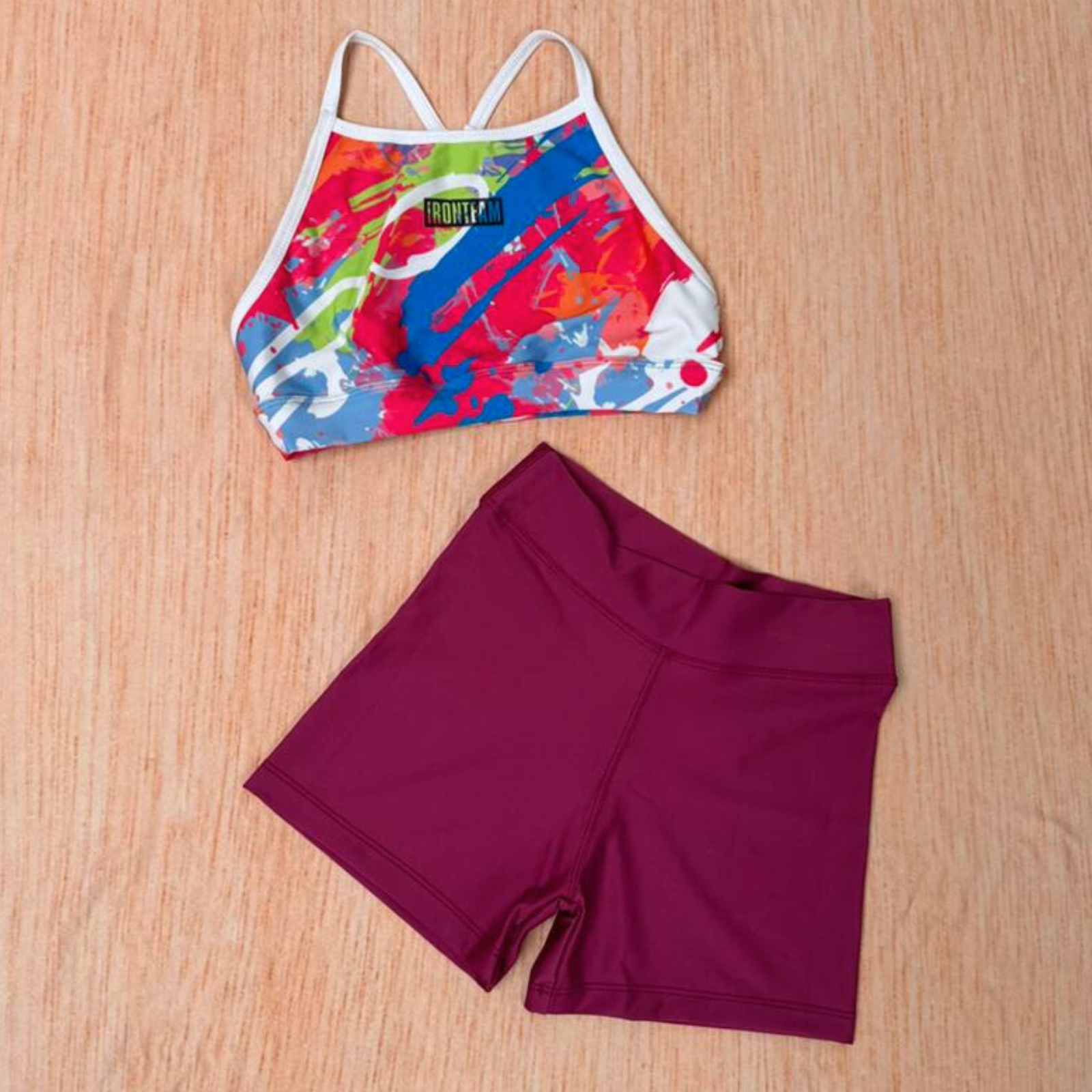 Short Uva - Top tiras Acuarela - Imagen 2